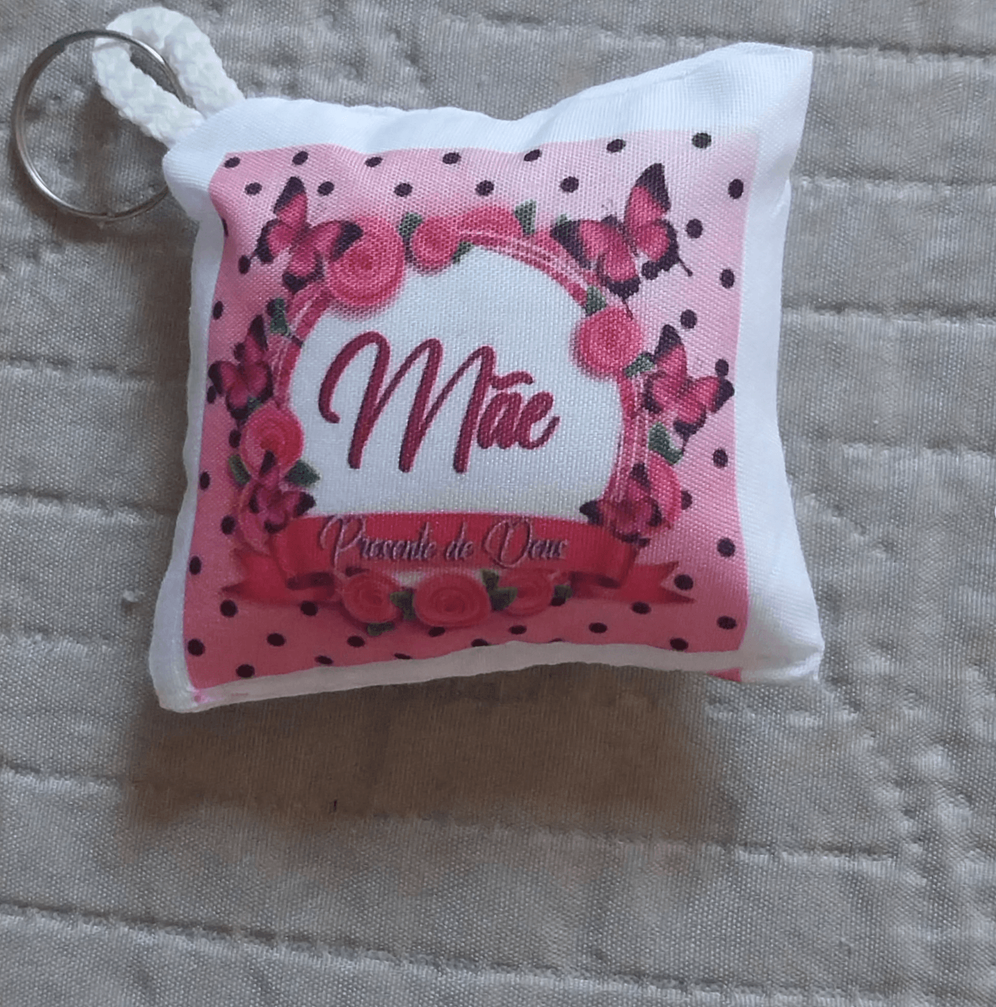 Chaveiro Almofadinha Personalizado