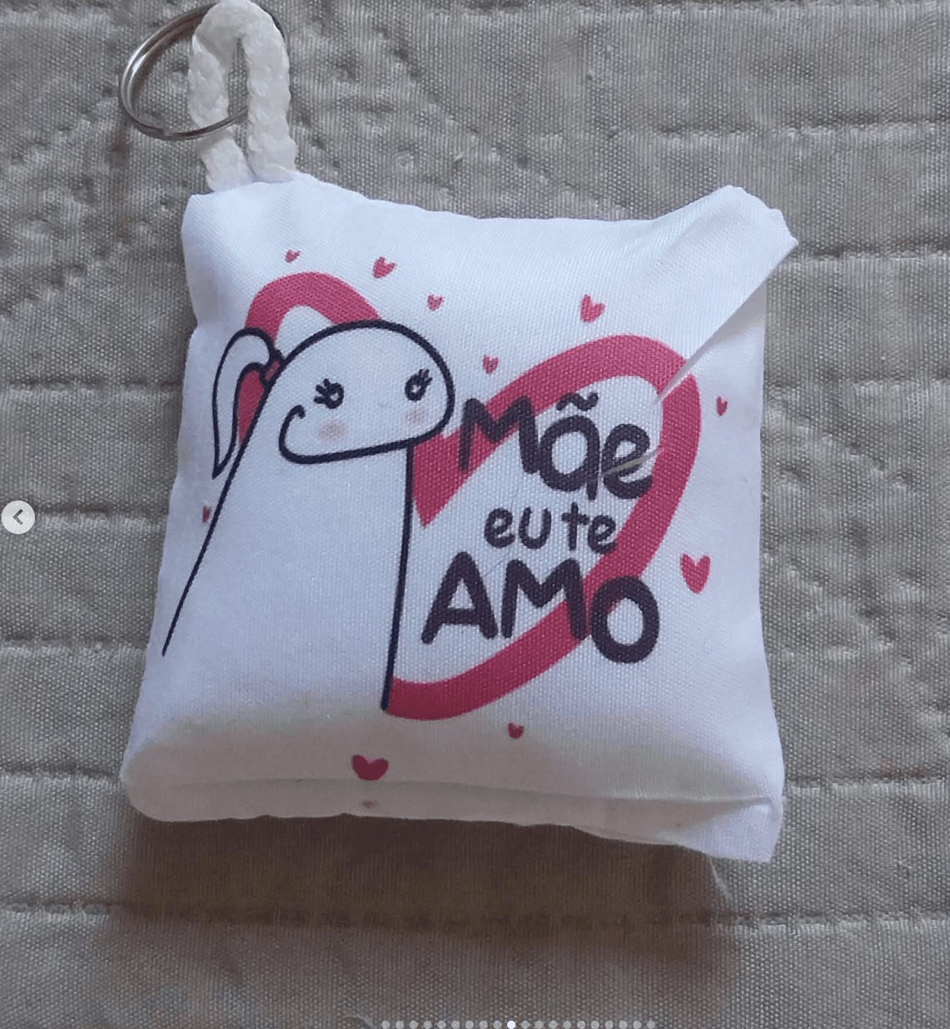 Chaveiro Almofadinha Personalizado