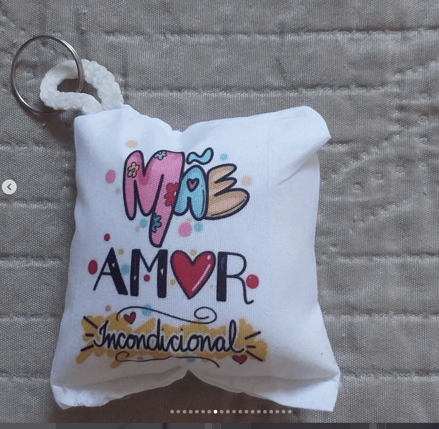 Chaveiro Almofadinha Personalizado