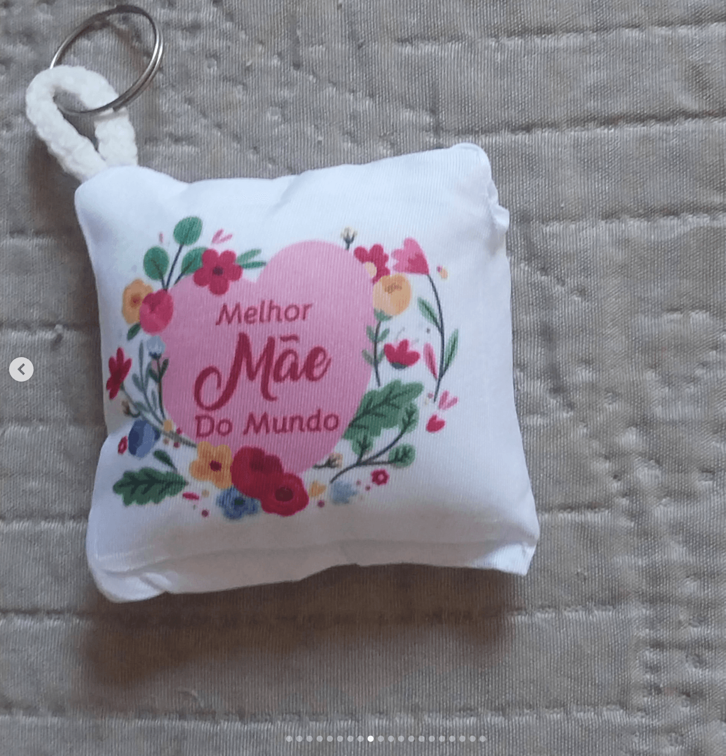 Chaveiro Almofadinha Personalizado